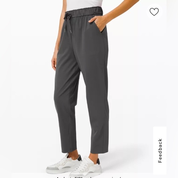 lululemon athletica Charcoal keep moving Pantsuit - Picture 1 of 16